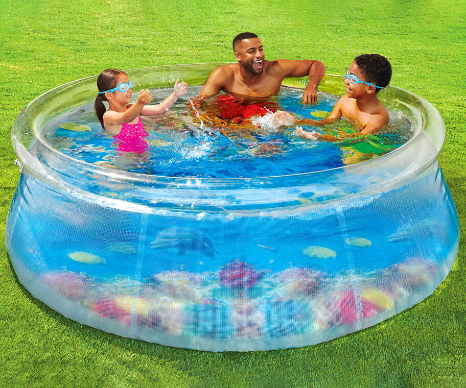 Transparent Inflatable Pool - coolthings.us