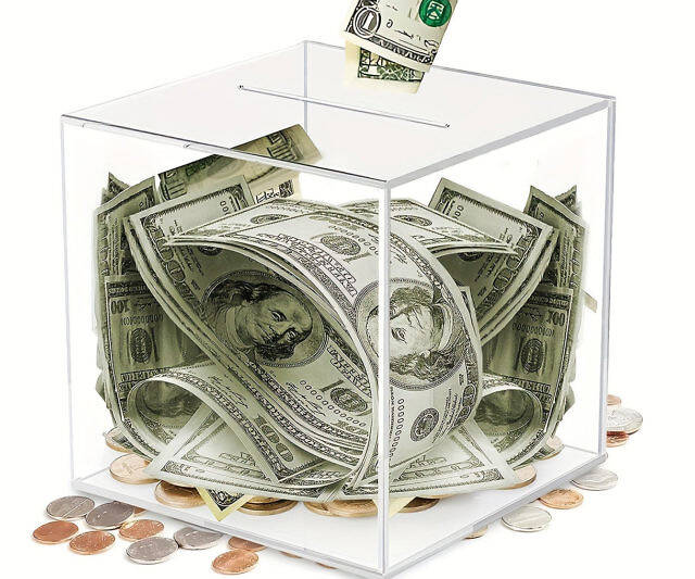 Transparent Unbreakable Piggy Bank - //coolthings.us