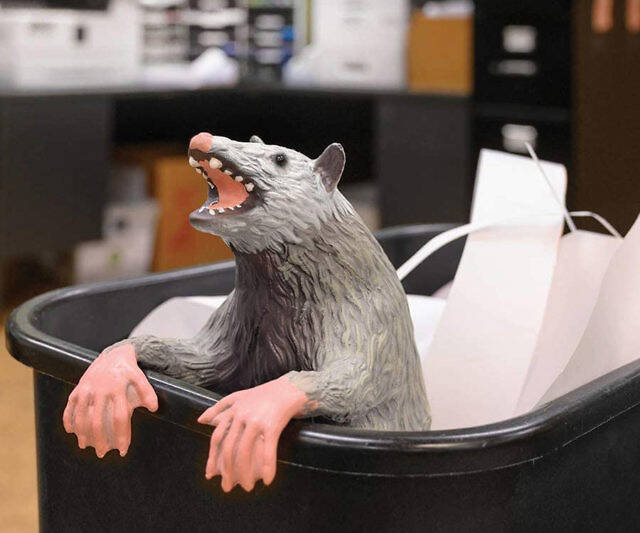 Office Trash Possum - //coolthings.us