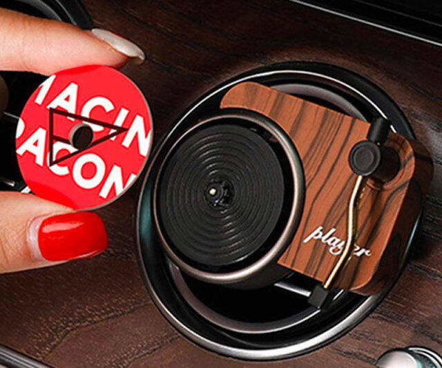 Record Player Car Air Freshener - //coolthings.us