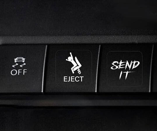 Car Unused Buttons Stickers - //coolthings.us