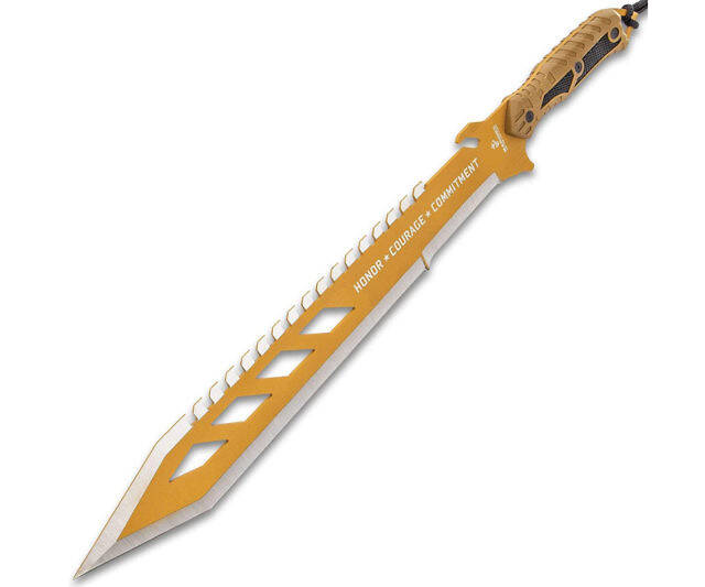 USMC Desert OPS Sawback Machete - //coolthings.us