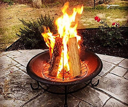 Vertical Fire Pit Log Grate - //coolthings.us