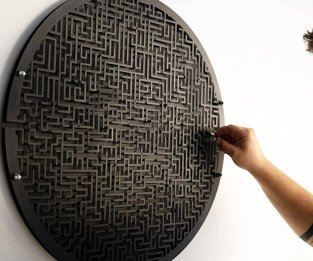 Wall Mounted Labyrinth Game - //coolthings.us
