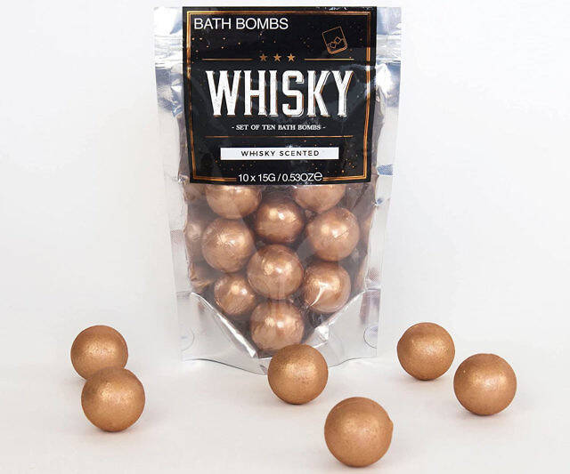 Whisky-Scented Bath Bombs - //coolthings.us