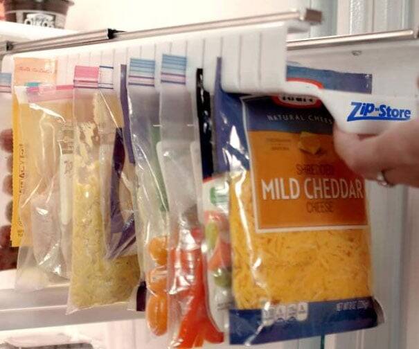 Ziploc Bag Slide-Out Holder