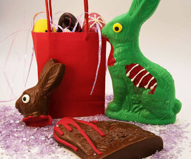 Zombie Chocolate Easter Bunny